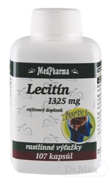 MEDPHARMA Lecitín forte 1325 mg 100 + 7 kapsúl ZADARMO