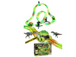 Mamido Mamido Dinosauria autodráha Zero Gravity 132 dielov, 318 cm, 360° rotácia