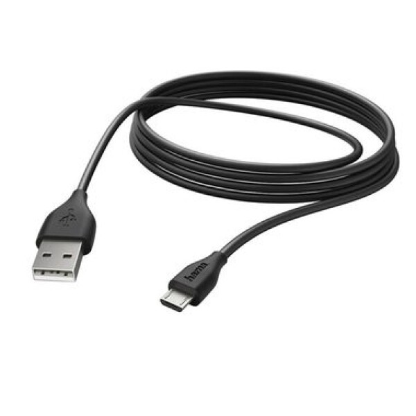 Hama micro-USB kábel 3 m čierna (173788-H)