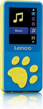 LENCO Xemio 560 modrá / MP3 amp; MP4 prehrávač / 1.8 TFT / 8GB / MicroSD / 3.5 mm (XEMIO-560BU)