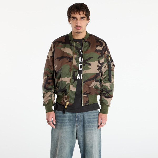 Bunda Alpha Industries MA-1 Base Flight Jacket Camo Wdl Camo 65 XXL