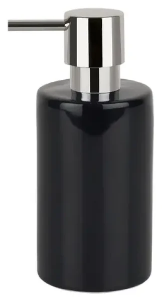 Spirella TUBE dávkovač mydla čierny / keramika / 300 ml