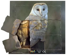 Just Jigsaws 647 Sova a jej životný cyklus - drevené vrstvené puzzle