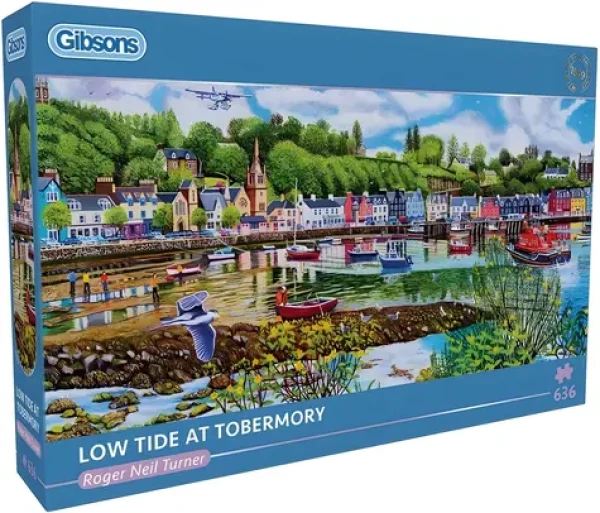 GIBSONS Panoramatické puzzle Odliv a príliv v Tobermory