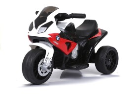Mamido Detská elektrická motorka BMW S1000RR trojkolka červená
