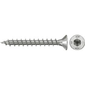 Fischer 574054 skrutky do drevotriesky 3 mm 25 mm TX Nerezová oceľ 200 ks; 574054