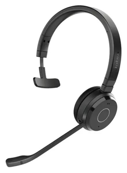 JABRA Evolve 65 TE + Link 390a UC čierna / Mono náhlavná súprava / mikrofón / Bluetooth 5.2 / USB-A dongle (6693-839-409)