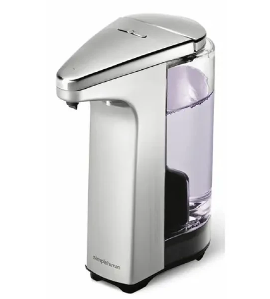 Simplehuman Bezdotykový dávkovač mydla - 237 ml / matný nikel (ST1023)