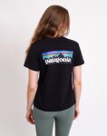 Patagonia W's P-6 Logo Responsibili-Tee® Black L