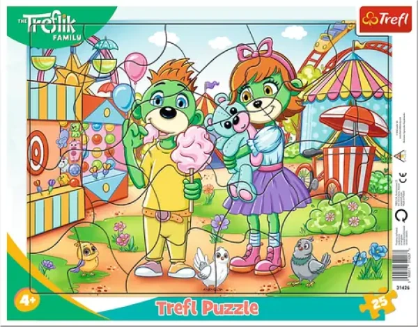 Trefl - Puzzle - Treflíci v zábavnom parku