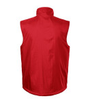 Teplá vesta unisex červená XL