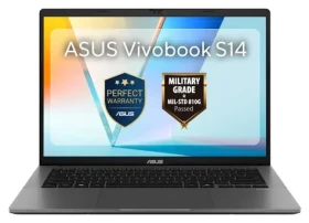 Asus Vivobook S14 S3407VA sivá / Notebook / 14" WUXGA IPS / Intel Core 5 210H / 16GB / 512GB SSD / Intel UHD / W11H (90NB1682-M006H0)