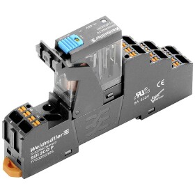 Weidmüller DRIKITP 24VDC 2CO LD/PB reléový modul, 24 V/DC, 5 A, 2 prepínacie, 10 ks; 2576190000