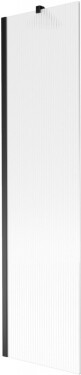 MEXEN/S - Next vaňová zástena FIX 50 x 150, prúžky, čierna 895-050-000-00-09-70