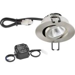 EVN PC20N61302 EVN Lichttechnik LED vstavané svetlo LED pevne zabudované LED osvetlenie 6 W nerezová oceľ; PC20N61302