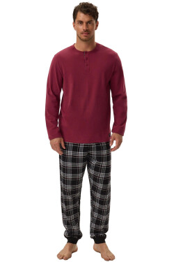 Pánske pyžamo 41919 Honor wine - HENDERSON vínová 3XL