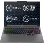 Lenovo Legion Pro 5 16IRX9 sivá / 16" WQXGA / i7-14700HX 2.1GHz / 32GB / 1TB SSD / RTX 4070 8GB / W11H (83DF0030CK)