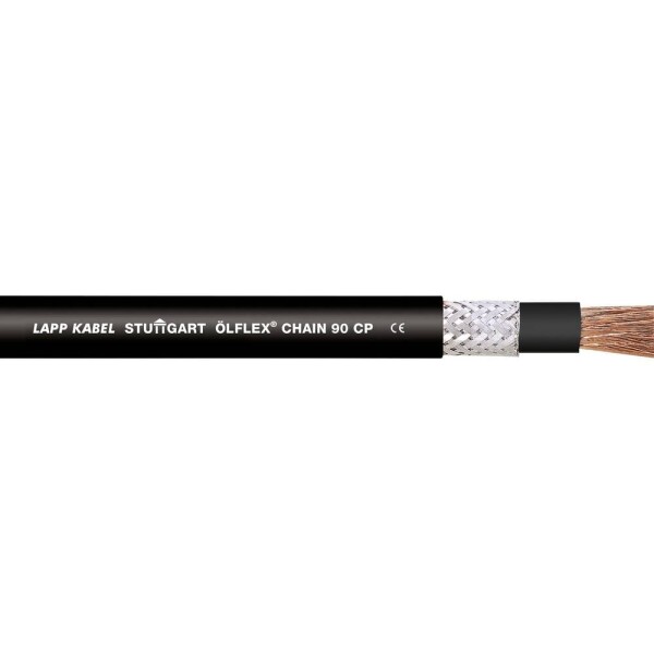 LAPP 1026550/500 vedenie ťažnej reťaze ÖLFLEX® CHAIN 90 CP 1 x 6 mm² čierna 500 m; 1026550/500