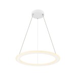 SLV ONE FLAT 1007856 závesné svietidlo LED En.trieda 2021: D (A - G) 23 W biela; 1007856