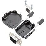 TRU COMPONENTS TCDPPK09BKDMSK 7709028K sada D-SUB zásuvková lišta 180 ° Pólov: 9 spájkovaný 1 ks; 7709028K