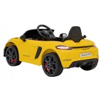Mamido Elektrické autíčko Porsche Spyder RS ​​718 žlté