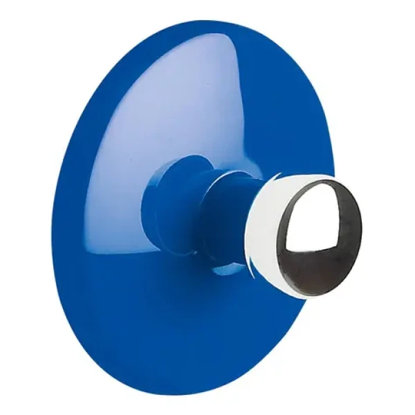 Spirella BOWL samolepiaci háčik modrý / ABS / priemer 50 mm (7610583162496)