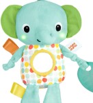 BRIGHT STARTS Hračka s melódiou na C krúžku slon Huggin' Lights ™0m+