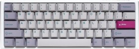 Ducky One 3 Mist Grey Mini Gaming Tastatur, RGB LED - MX-Speed-Silver
