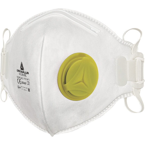 Respirátory FFP2 Delta Plus M1200VBC - balenie 10ks Farba: Biela
