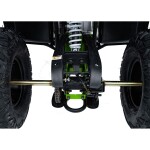 Mamido Detská benzínová štvorkolka RamiGO DISCOVERER 125CC čierno-zelená