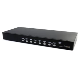 StarTech 8-portový USB VGA KVM switch / KVM switch / 1U rack 19" / Max. rozlíšenie 1920×1440 (SV831DUSBAU)