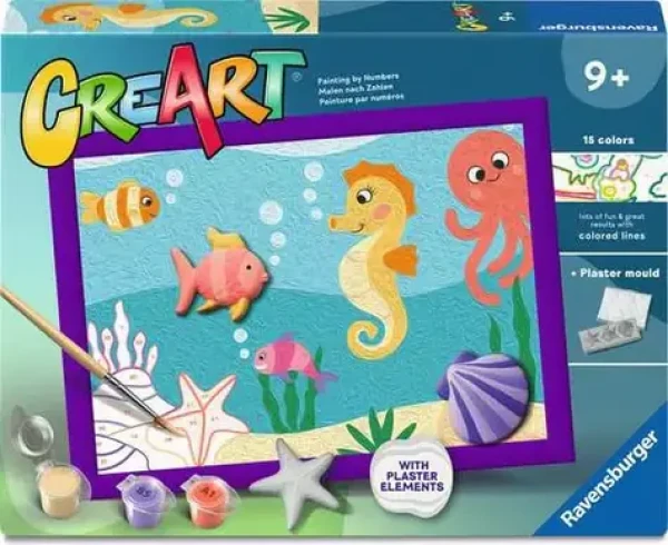 Ravensburger 120232681 CreArt Morský koník (so sadrovou formou)