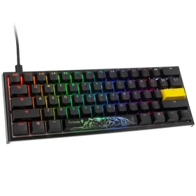 Ducky One 2 Pro Mini Cherry MX-Silent-Red čierna / herná klávesnica / podsvietená / drôtová USB-C / US (DKON2061ST-SUSPDAZT2)