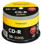 INTENSO CD R 700MB 52x / CD- R disk / Spindl 50 ks (1001125)