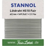 Stannol HS10Fair spájkovací cín bez olova bez olova Sn99,3Cu0,7 ROM1 10 g 0.5 mm; 599114