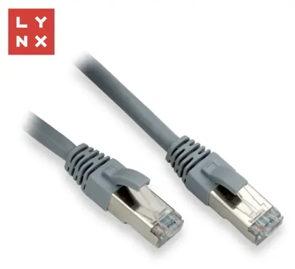Lynx FTP patch kábel Cat6 sivý / Patch kábel / FTP / Cat6 / 15 m (LX-FTP6-150-GREY)