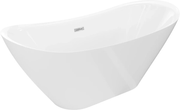 MEXEN - LOTOS voľne stojaca vaňa 140x75, biela bez krytky prepadu a zátky 52051407700-SS