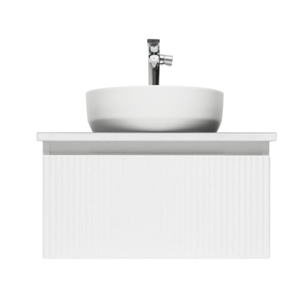 Kúpeľňová skrinka s umývadlom a batériou SAT Evolution 58x30x44, 8 cm biela mat SATEVO60WMDBUB SATEVO60WMDBUB