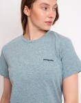 Patagonia W's P-6 Logo Responsibili-Tee® Blue Sage M