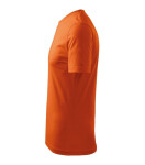 Ťažké unisex tričko oranžové S