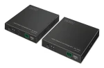 Digitus HDMI Fiber IP Extender Set čierna / Extender HDMI signálu / 4K/60Hz / optický SFP / až 40 km (DS-55350)