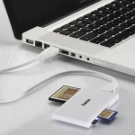 HAMA USB 3.0 multi čítačka kariet biela / SD/micro SD / CF / MS (181017)