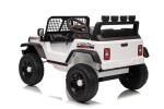 Mamido Mamido Elektrické autíčko Speed Offroad biele | 4x45W | EVA kolesá | 12V 7Ah | EKO koža