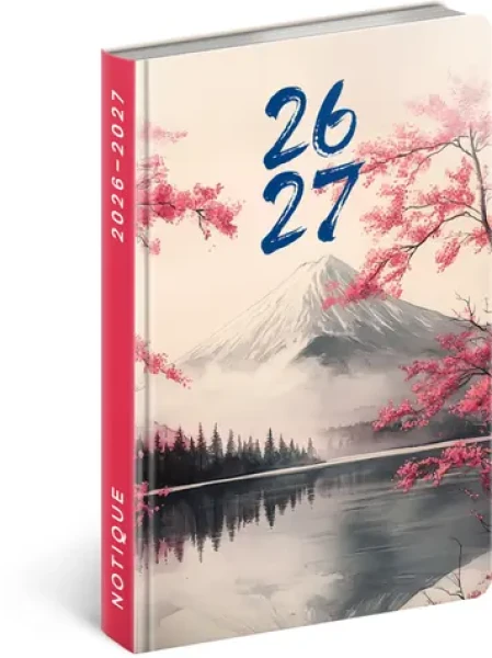 NOTIQUE 18-mesačný diár Petito - Japonsko 2026/2027, 11 x 16 cm (PGD-37215-V)
