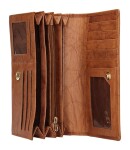 Dámska kožená peňaženka Lagen V-102 Light brown