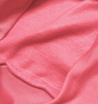 Růžová dámská tepláková mikina se stahovacími lemy (W01-58) Barva: odcienie różu, Velikost: