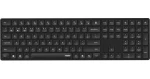 Rapoo E8020M Multi-mode čierna / Bezdrôtová klávesnica / Full-size / 2.4 GHz / BT 3.0 a 5.0 (220697)