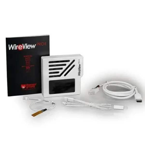 Thermal Grizzly WireView Pro II GPU biela, reverzná / Digitálny merač spotreby GPU / 12V 2x6-pin / TFT IPS displej (TG-WV-P2-H19R-W)