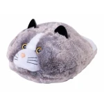 Cozy Noxxiez Mačka - hrejivý plyšový pantofel / od 0 rokov (20-CS925)