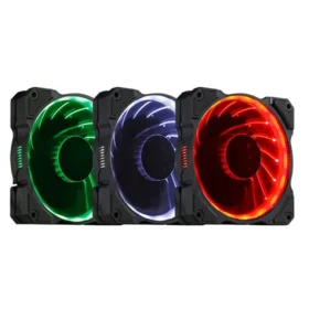 Eurocase Ring LED RGB 120mm / Ventilátor / 1000 ot/min / 44 CFM / 16 dB (VEN-LED-RING)